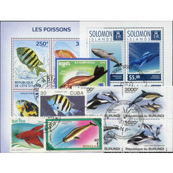 fishes on stamps