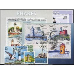 light house on stamps