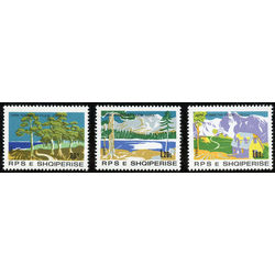 albania stamp 1972 1974 divjaka national park 1980