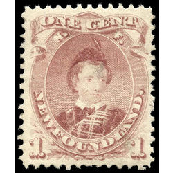 newfoundland stamp 32a edward prince of wales 1 1871 m vfog 001