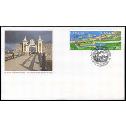 canada stamp 1551a fortress of louisbourg nova scotia 1995 fdc 001