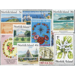 norfolk island stamp packet