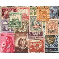 palestine stamp packet