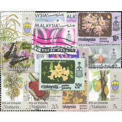 penang malay state stamp packet