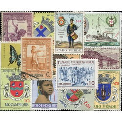 portuguese colonies stamp packet
