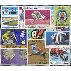 qatar stamp packet