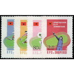 albania stamp 2147 2150 5e national spartakiad 1984