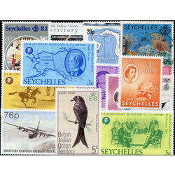seychelles stamp packet