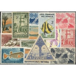 french somaliland coast of the somalis stamp packet
