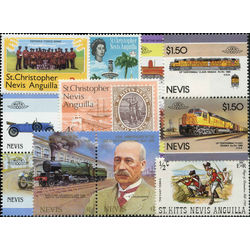 saint kitts nevis stamp packet