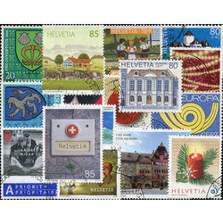 switzerland pictorials stamp packet