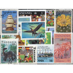 tanzania stamp packet