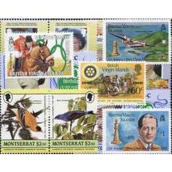 virgin islands stamp packet