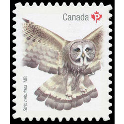 canada stamp 3021i great gray owl 2017