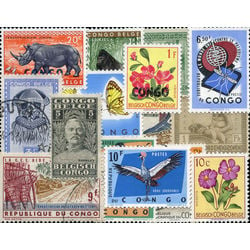 belgian congo stamp packet