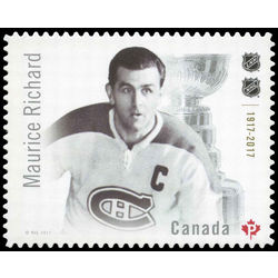 canada stamp 3027 maurice richard 2017