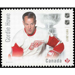 canada stamp 3029i gordie howe 2017