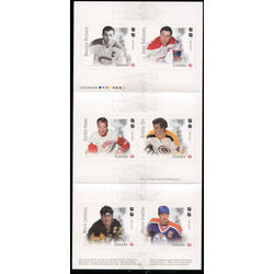 canada stamp 3032a canadian hockey legends the ultimate six 2017