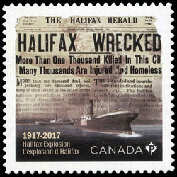 canada stamp 3050i halifax explosion 2017