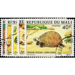 mali stamp 250 254 1910 revolution war 1997