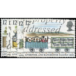 great britain stamp 904 908 locomotive 1980