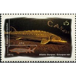 canada stamp 1643 atlantic sturgeon 45 1997