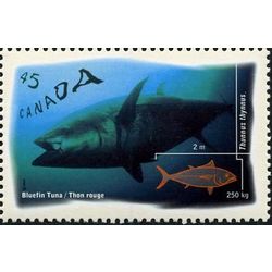 canada stamp 1644 bluefin tuna 45 1997