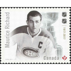 canada stamp 3026a maurice richard 2017