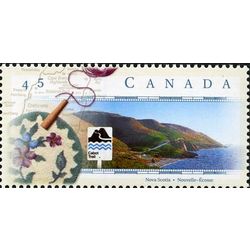 canada stamp 1651 cabot trail nova scotia 45 1997