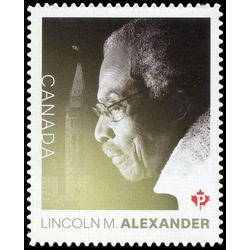 canada stamp 3086 lincoln m alexander 1922 2012 2018