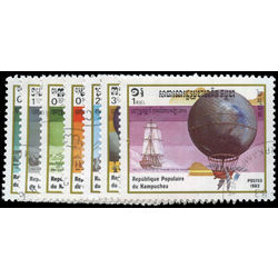 cambodge stamp 412 18 hot air balloon 1983