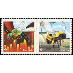 canada stamp 3100i native bees 2018