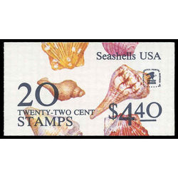 us stamp postage issues bk146 seashells 1985