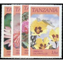 tanzania stamp 315 8 indigenious flowers 1986