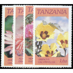 tanzania stamp 315 8 indigenious flowers 1986