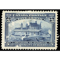 canada stamp 99 champlain s habitation 5 1908 m def 011