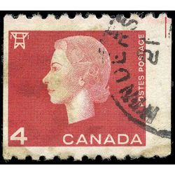 canada stamp 408 queen elizabeth ii 4 1963 u vg 001