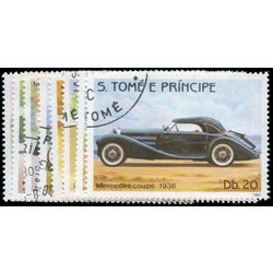 sao tome principe stamp 709 712 classic cars 1983
