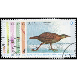 cuba stamp 3241 3246 birds 1991