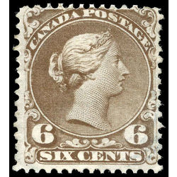 canada stamp 27 queen victoria 6 1868 u f 007