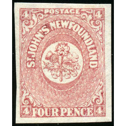newfoundland stamp 18 pence third issue 4d 1861