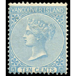 british columbia vancouver island stamp 6 queen victoria 10 1865