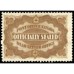 canada stamp o official ox1 officially sealed 1879 m vf ng 003