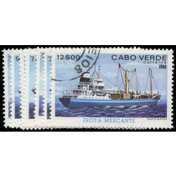 cape verde stamp 422 427 ships 1980