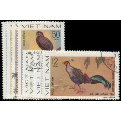 viet nam north stamp 1009 1016 pheasants ornamental birds 1979