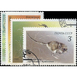 russia stamp 5388 5390 5392 endangered wildlife 1985