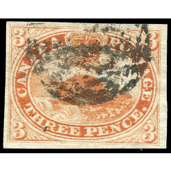 canada stamp 4 beaver 3d 1852 u vf 022