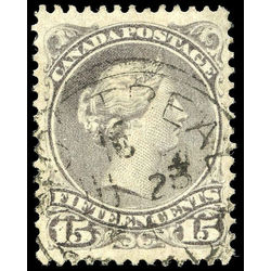 canada stamp 29v queen victoria 15 1868 u vf 004