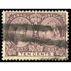 canada stamp 57 queen victoria diamond jubilee 10 1897 U F 009