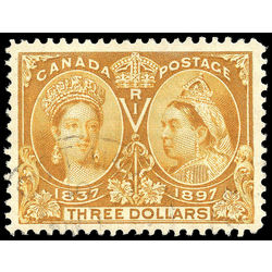 canada stamp 63 queen victoria diamond jubilee 3 1897 U VF 014